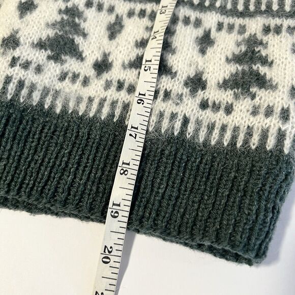 Cutter Brooks Michaela Buerger Hand Knitted Wool Christmas Vest Sz M - Picture 8 of 9